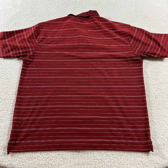 Nike Golf Polo Shirt Mens XL Red Dri Fit Lightweight Golfer Casual - Picture 9 of 9